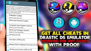 Get All Cheat Codes in Drastic DS Emulator 2024 [upl. by Katerine]