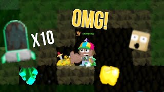 GROWTOPIA  GACHA 10 CAVE BLASTS DID I GOT PROFIT [upl. by Orion129]