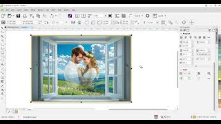 Using Transperancy Tool in CorelDraw Basic [upl. by Sitoel979]