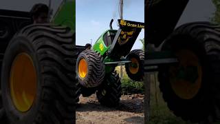 John Deere trali Ko nahin khinch Paya shortsfeed tacter trakter tecter [upl. by Shoshanna938]