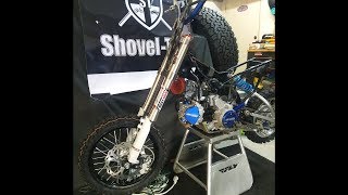 KLX110 Full Mod Build  Inverted Forks  Part 2 [upl. by Yanaj836]