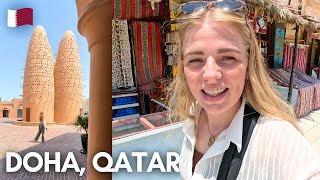 18 hours Layover in Doha Qatar 🇶🇦  Doha Transit Tour Review Is it worth it [upl. by Gombach]