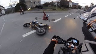 Sachs ZZ 125 SM  Crash  GoPro HD Hero 3 Silver Edition [upl. by Norita501]