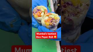 Mumbais MUST TRY Street Style Rice Paper Roll  Vietnamese Roll  Mumbai Food streetfood shorts [upl. by Comptom]