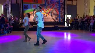 Foire Comtoise 2018  Show Danse Maxime Dereymez et Denitsa Ikonomova [upl. by Maynord]