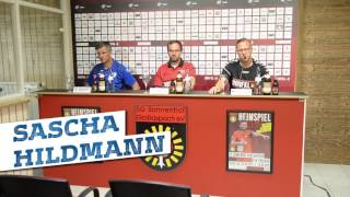 Pressekonferenz SG Sonnenhof Großaspach – 1 FC Magdeburg 41 10 [upl. by Toshiko]