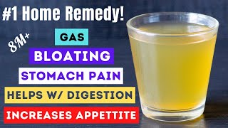 Natural Home Remedy for Belly Bloating Gas amp Stomach Pain  Reduces Gas  8M Babies [upl. by Nnahgiel]