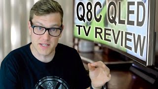 Samsung Q8C TV Review A QLED Curve Ball [upl. by Lalittah]