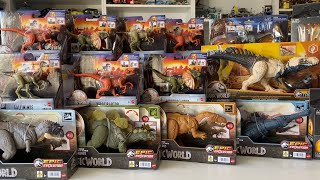 MASSIVE JURASSIC WORLD TOY HAUL EPIC EVOLUTION WILD ROAR FIGURES OUT NOW [upl. by Notsirhc]