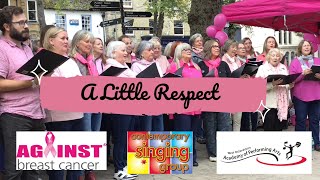 Witney In Pink WOAPA singing Witney Choir Respect [upl. by Yditsahc650]