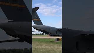 Yes the C17 can back up EAA AirVenture 2018 aviation airshow oshkosh aircraft osh c17 [upl. by Heisel]