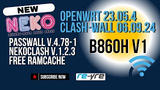 OpenWrt 23054 Stable ClashWall 06092024 For B860H V1 Support  REYREWRT [upl. by Rogovy]