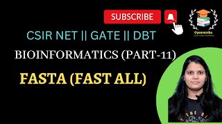 FASTA  BIOINFORMATICS  GATE  DBT [upl. by Diego629]