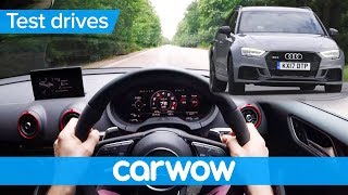 Audi RS 3 2018 POV review with jump  Test Drives [upl. by Nivar]