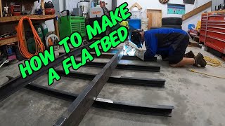 HOW TO BUILD A FLATBED PART 1 [upl. by Eillim]