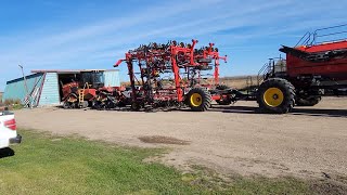 First hookup and PDI on the brand new Vaderstad Seedhawk [upl. by Novelia]