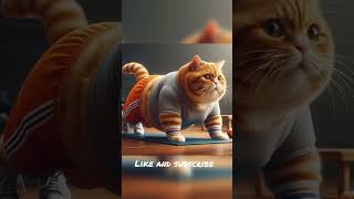 Fat cat lost weightcatvideos cat catshorts [upl. by Netsrak]