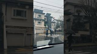 A Rainy day in Osaka Japan 🌧️☔️🧡 japan rain rainyday osaka fyp shorts nature [upl. by Zaneski]