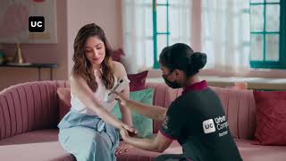 Urban Company  Introducing Rollon Waxing ft Yami Gautam Salon at Home [upl. by Yoc]