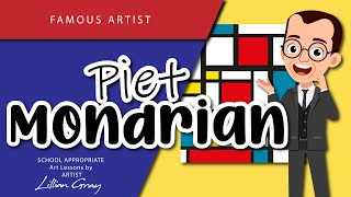 Artist Piet Mondrian  Modern Art Explained by Lillian Gray [upl. by Rodl]