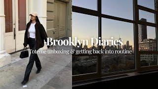 Brooklyn Diaries  Toteme Unboxing amp Getting Back to Routines [upl. by Kask]