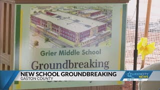 New Gaston County school holds groundbreaking [upl. by Nnaillek828]