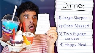 I Swapped Diets With a STRANGER For 24 HOURS IMPOSSIBLE FOOD CHALLENGE [upl. by Quartus]