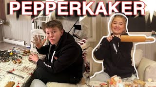 PEPPERKAKER MED DENNIS🎅🏼Vlogmas 6 [upl. by Ardnuasac]