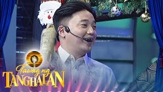 Tawag ng Tanghalan Ryan Bang sends a text message to Danica Sotto [upl. by Dode]