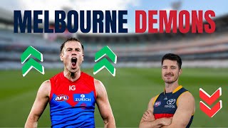 Every IN and OUT for the MELBOURNE DEMONS  AFL Trade Update [upl. by Yna]