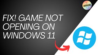 How To Fix Games Not Opening On Windows 11 EASY FIX [upl. by Enytsuj61]