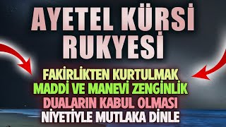 AYETEL KÜRSİ RUKYESİ DİNLE 100 DEFA Dualar Hazinesi [upl. by Arraet]