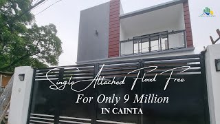 Single Attached Flood Free House and Lot in Cainta near Ortigas Extension [upl. by Aneladgam]