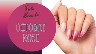 Pose de bandelettes de vernis Octobre Rose colorstreet [upl. by Inait]