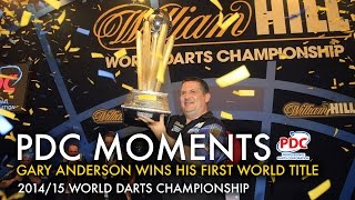 Gary Anderson wins the 2015 World Darts Championship [upl. by Clayson]