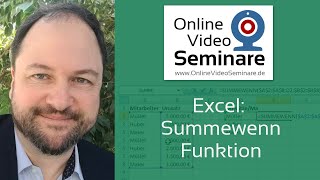 Excel SummewennFunktion leicht erklärt [upl. by Julius]