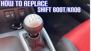 9th Gen Honda Civic Si Shift Boot Replacement [upl. by Otilesoj]