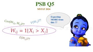 MSTAT 2024 PSB  Q5  Bernoulli Moments  Covariance [upl. by Mag]