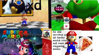 este hack es una locura super mario 64 chaos edition [upl. by Ahsert655]