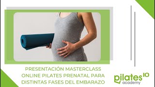 Ejercicios de Pilates Prenatal para cada fase del embarazo [upl. by Ephram]