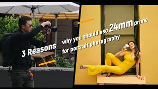 3 Reasons why you should use 24mm prime for portrait photography Ad300Pro Godox [upl. by Feltie26]