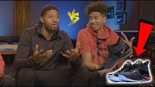 1v1 BASKETBALL WAGER vs NBA SUPERSTAR Paul George RARE NIKE PG2 SNEAKER REVEAL [upl. by Ervine]