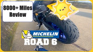 CRAZY Mileage on Michelin Road 6 Tires Yamaha MT09SP michelin [upl. by Donohue]