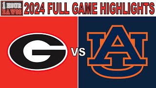 Georgia vs Auburn 2024  Full Game Highlights  Every Play  College Football Week 6  1 Hour Dawgs [upl. by Ardnaeel]