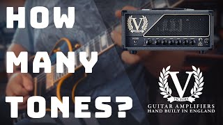 HOW MANY TONES CAN ONE AMP MAKE  Victory VX100 [upl. by Nwahs]