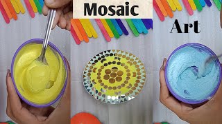 Mosaic Art super easy 😱❤️  easy mosaic art  Mosaic Art Tutorial mosaicart homedecor trending [upl. by Evy]