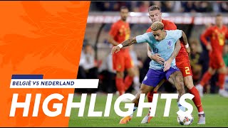 Highlights België  Nederland 16102018 [upl. by Atims]