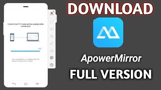 2021 How to Download Apowermirror Full Screen  fair use crack version crack ApowerMirror PC [upl. by Holms]