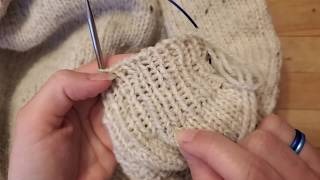 Tutoriel Tricot  Rabattage Tubulaire Tubular Bind Off [upl. by Joao]