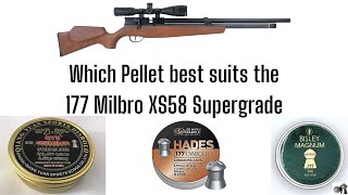 What Pellet best suits the Milbro XS58 super grade in 177 [upl. by Aihtekal579]